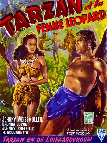 Tarzan i kobieta lampart